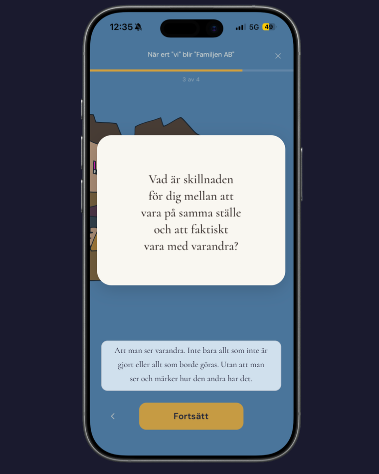 Still Us — en fråga från appen