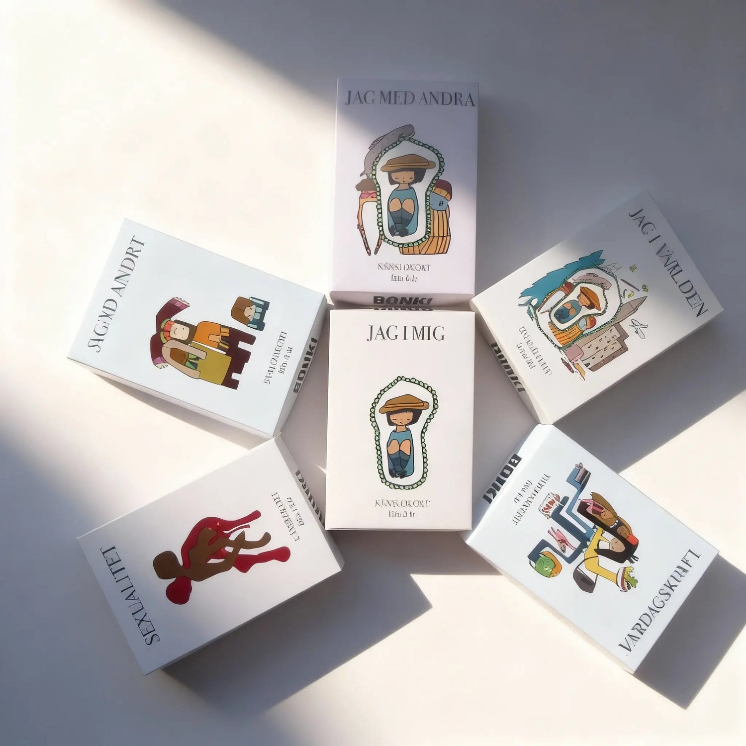 HELA FAMILJEN KÄNSLOKORT – psykologutvecklat samtalsmaterial för barn och familjer | Bonki