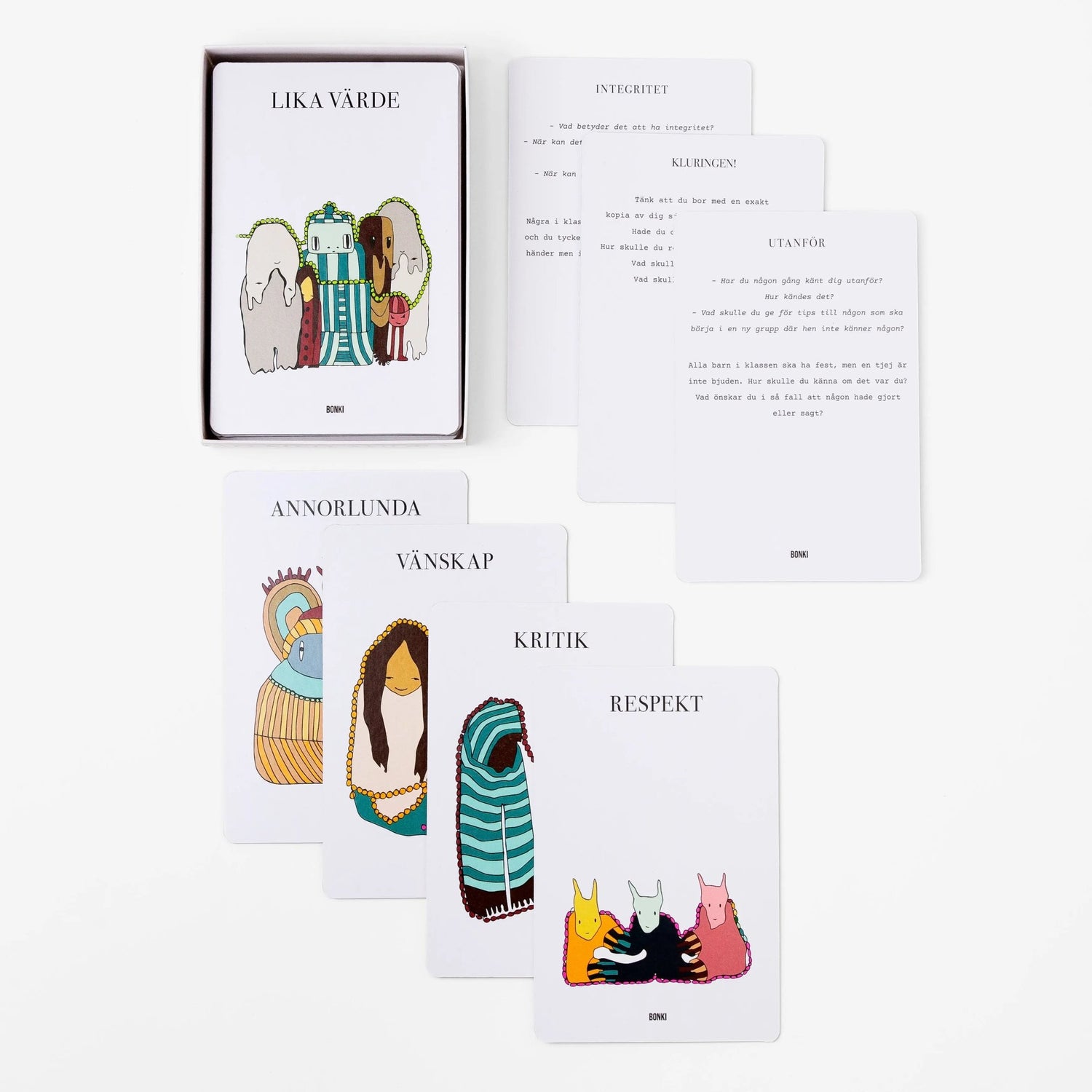 JAG MED ANDRA - Starkare tillsammans – psykologutvecklat samtalsmaterial för barn och familjer | Bonki