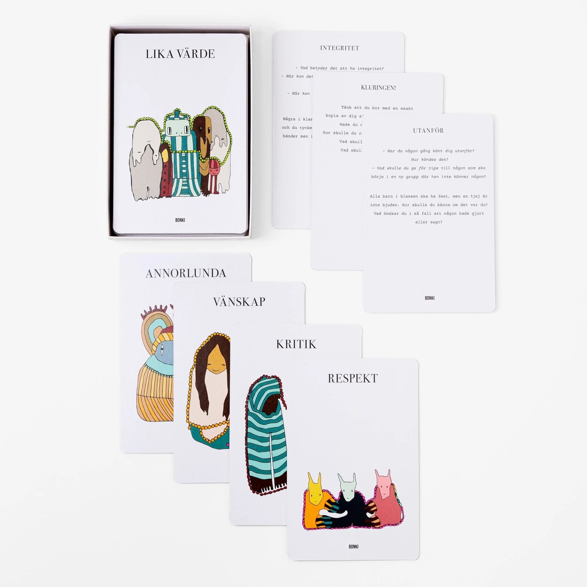 JAG MED ANDRA - Starkare tillsammans – psykologutvecklat samtalsmaterial för barn och familjer | Bonki