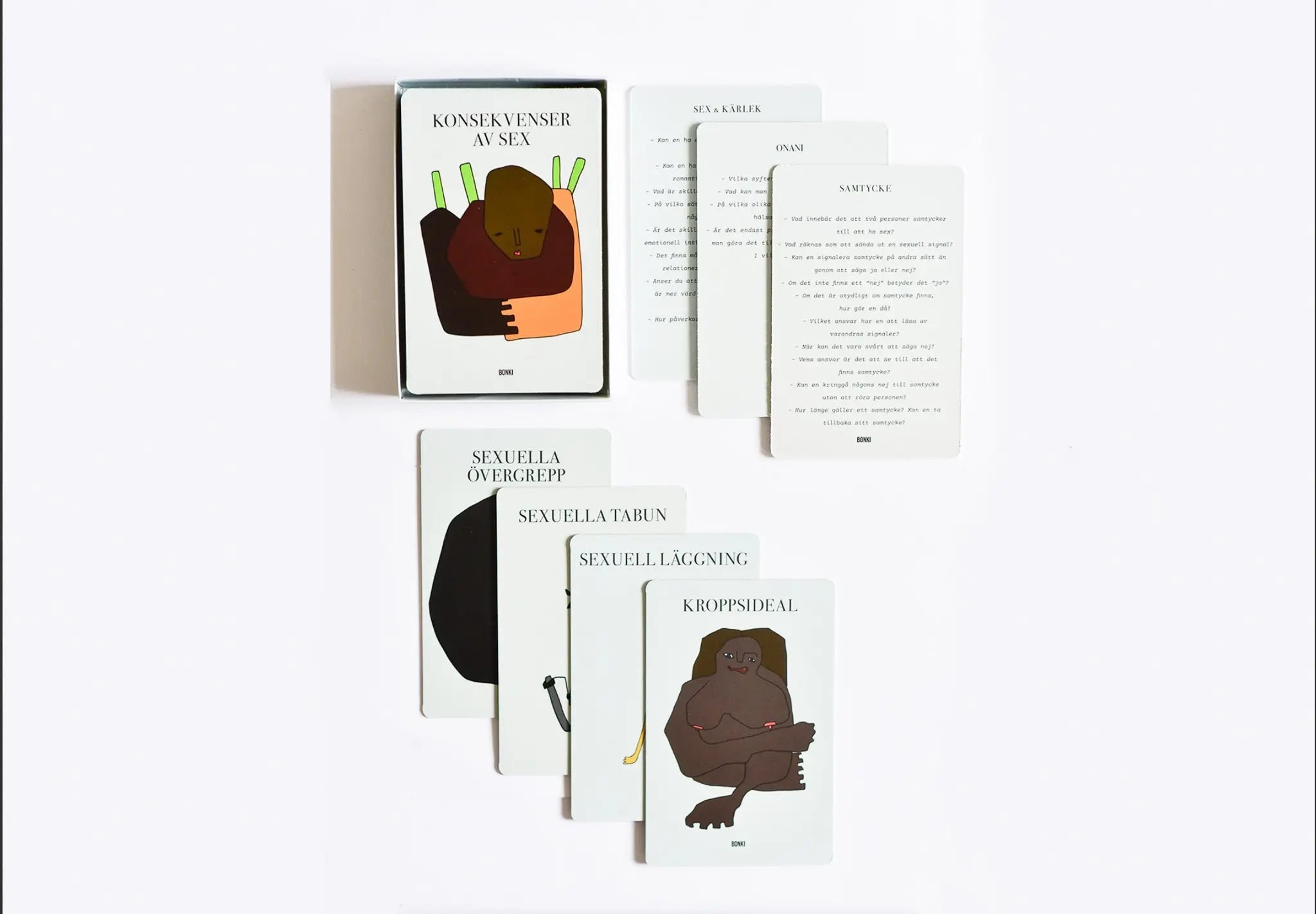 SEXUALITETSKORT - Närhet &amp; respekt – psykologutvecklat samtalsmaterial för barn och familjer | Bonki